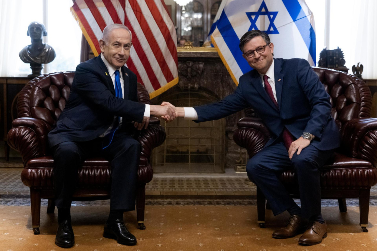 Netanyahu en Estados Unidos. Foto: EFE.