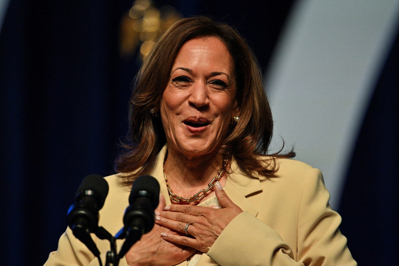 Kamala Harris, vicepresidente de Estados Unidos. Foto: Reuters.