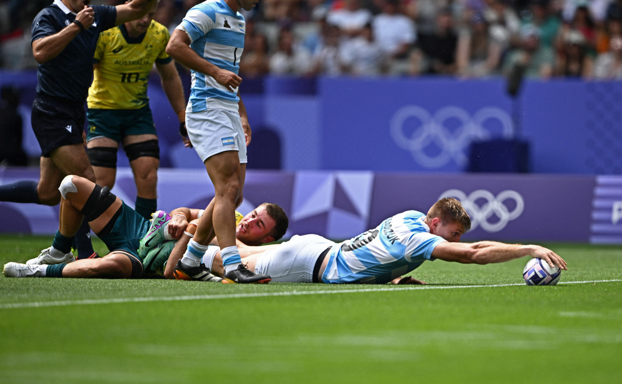 Los Pumas 7s cayeron ante Australia. Foto: Reuters.