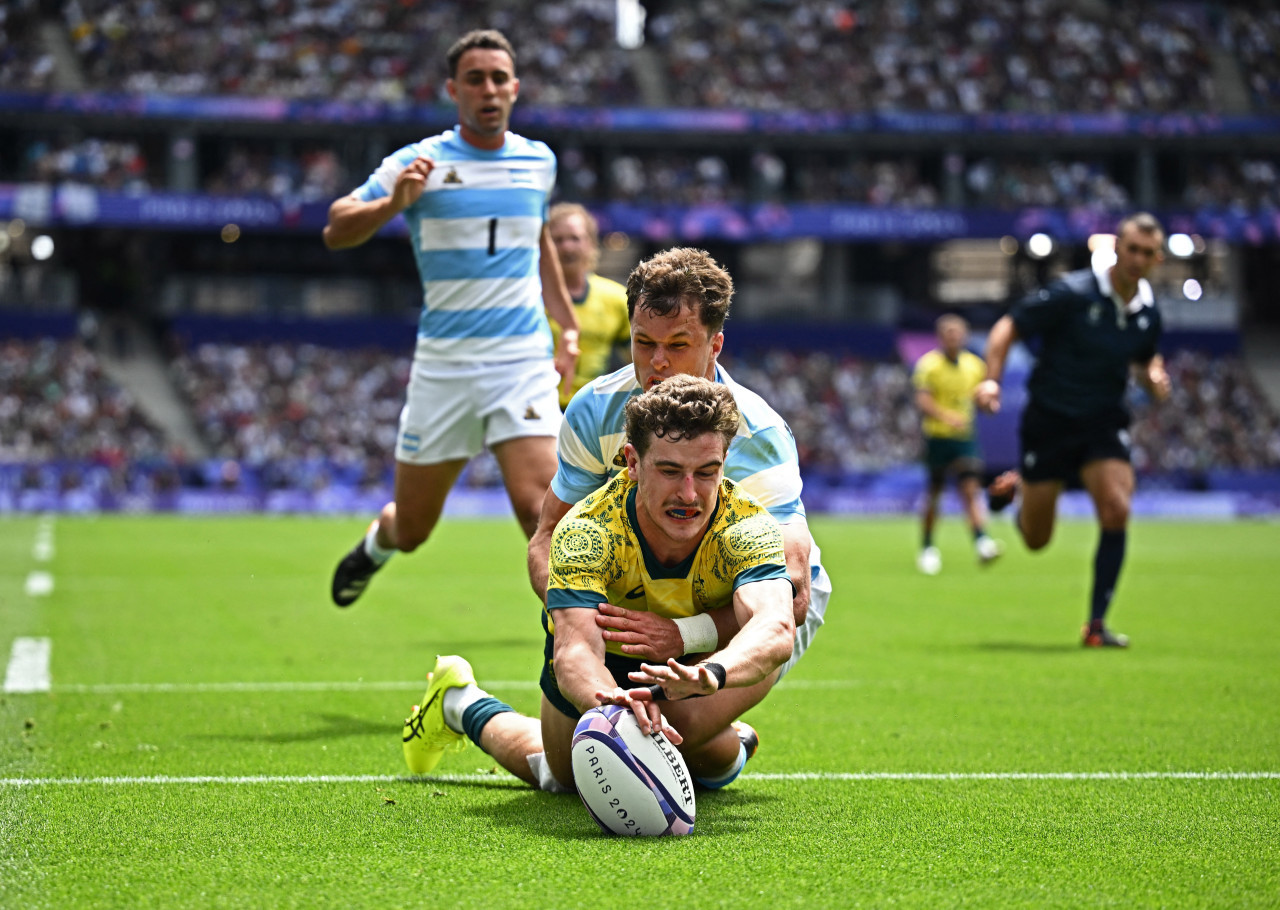 Los Pumas 7s cayeron ante Australia. Foto: Reuters.