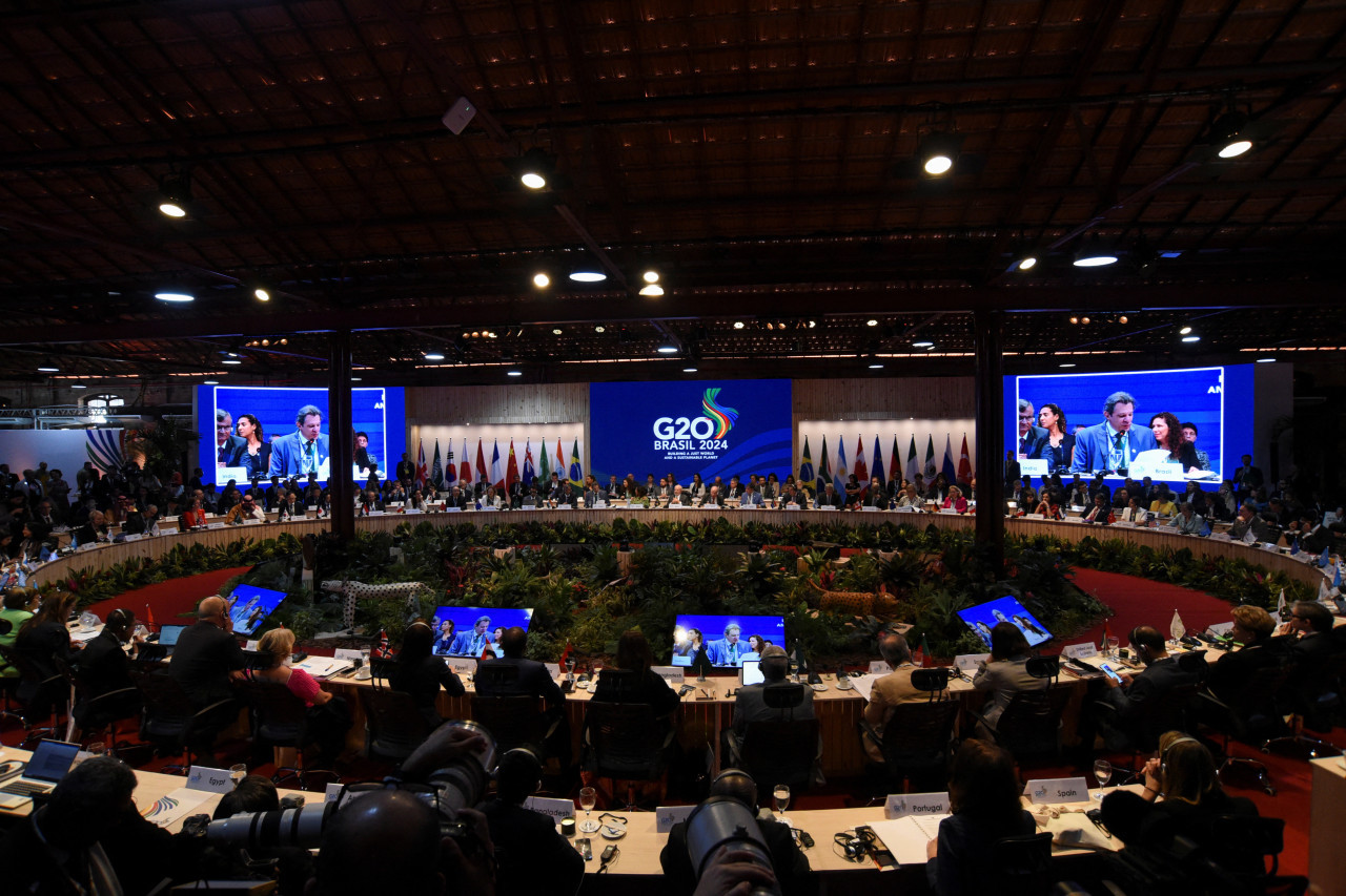 Reunión de ministros de Finanzas de los países del G20. Foto: Reuters.