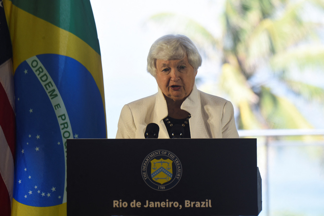 Janet Yellen, secretaria estadounidense del Tesoro. Foto: Reuters.