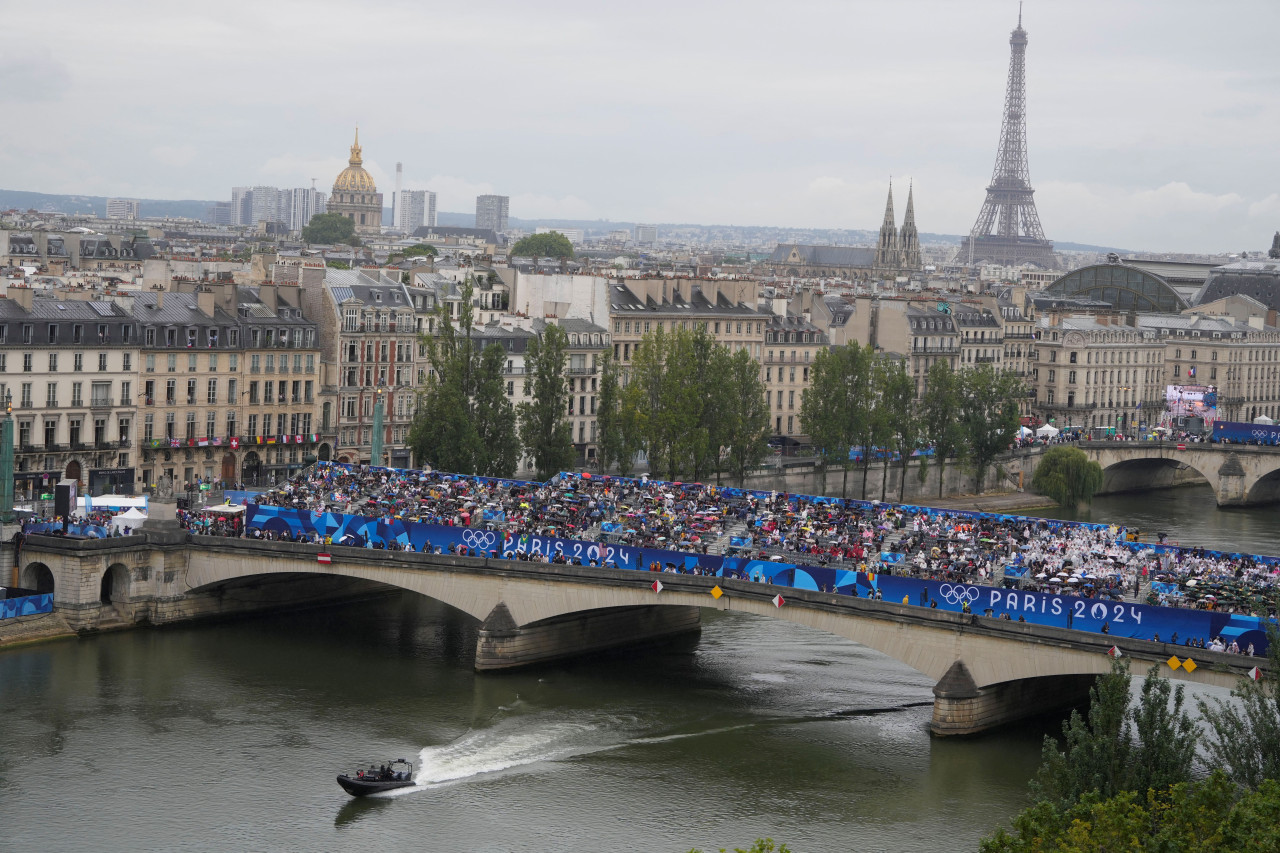 Ceremonia de apertura de los Juegos Olímpicos de París 2024. Foto: Reuters.