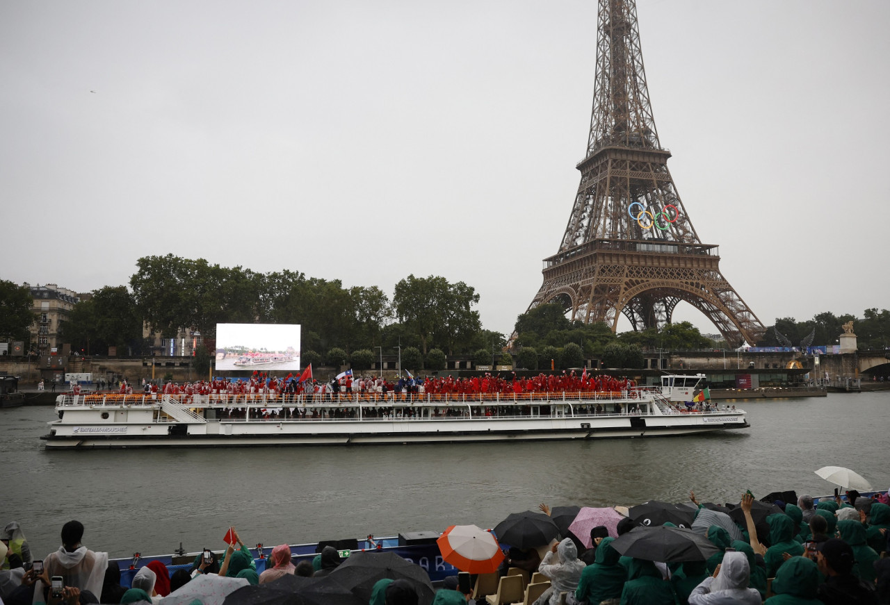 Ceremonia de apertura de los Juegos Olímpicos. Foto Reuters.