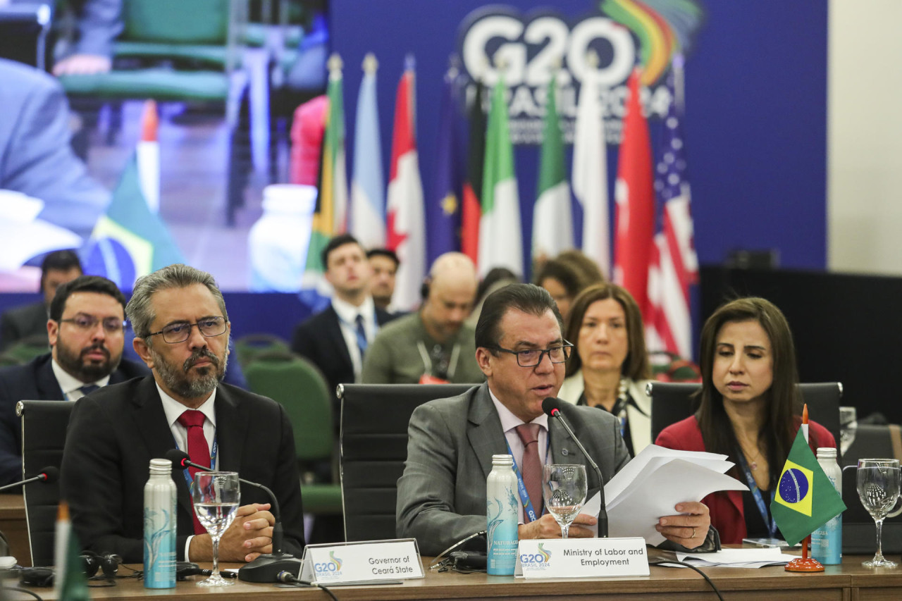 Cumbre de ministro del G20 en Brasil. Foto: EFE.