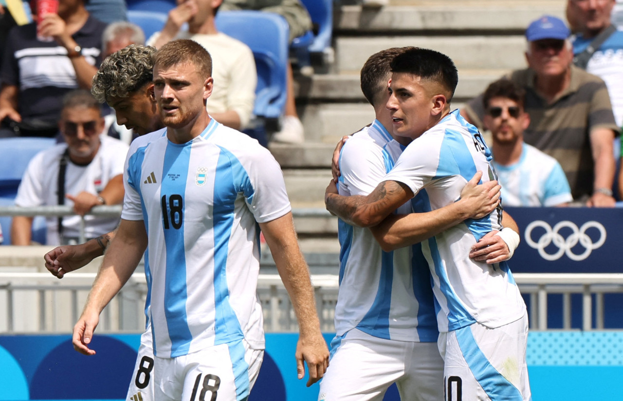 Selección Argentina Sub 23; Juegos Olímpicos París 2024. Foto: Reuters.