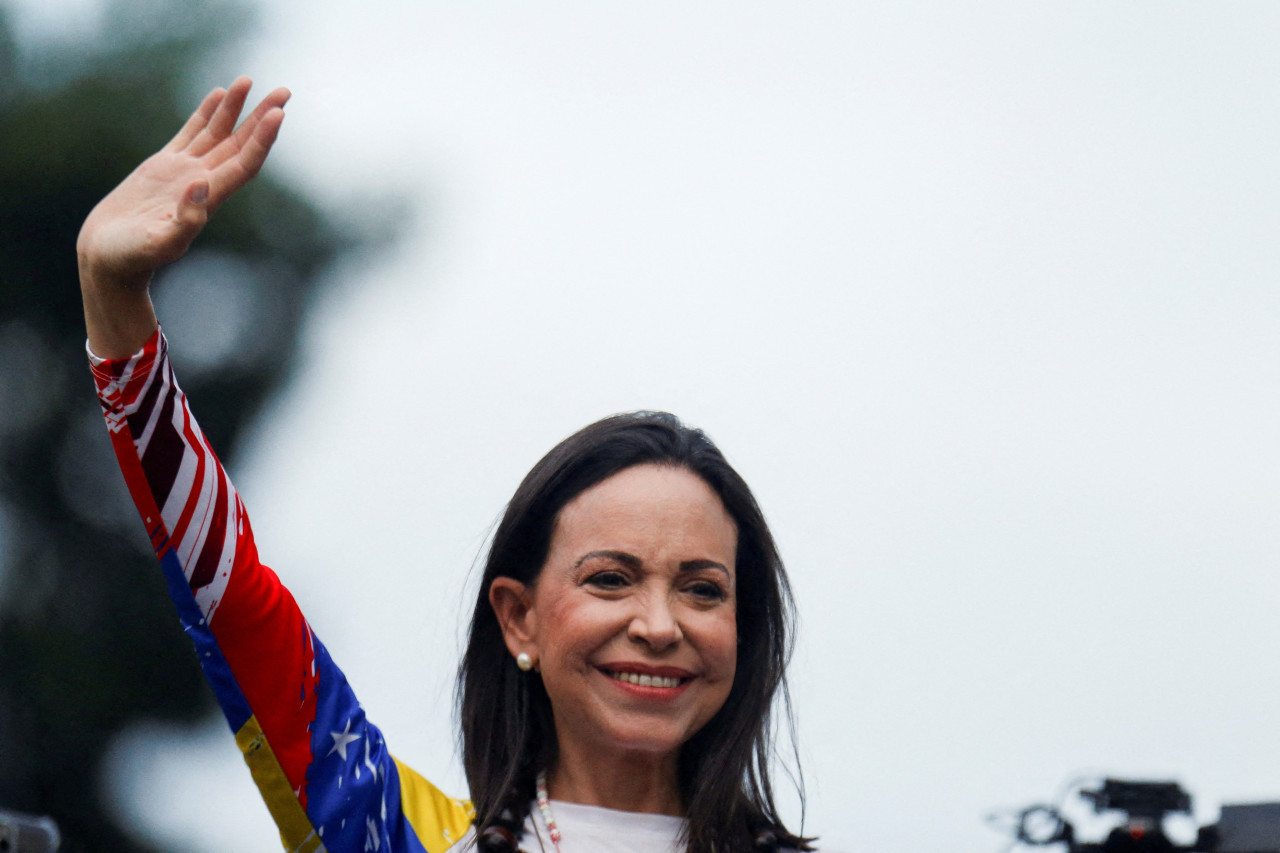 María Corina Machado, líder de la oposición venezolana. Foto: Reuters