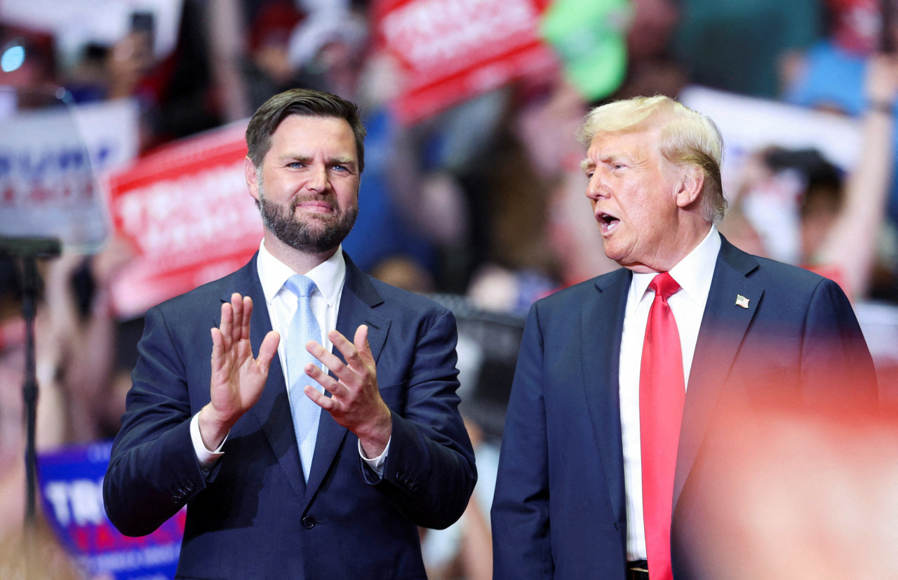 J. D. Vance y Donald Trump. Foto: Reuters