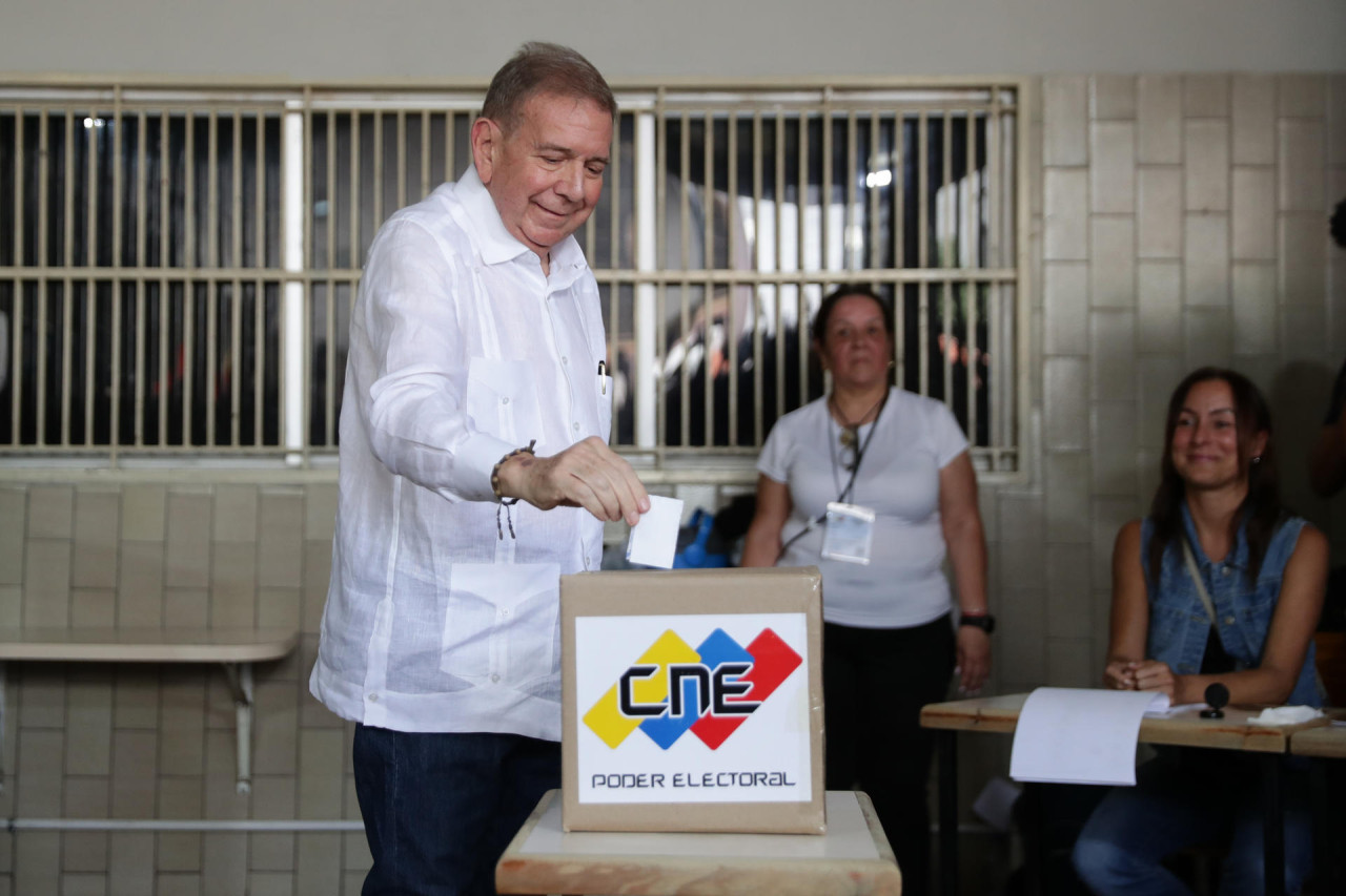 Edmundo González Urrutia, candidato presidencial de Venezuela. Foto: EFE.