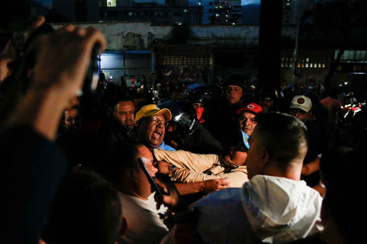 Tensión en las elecciones en Venezuela. Foto: Reuters