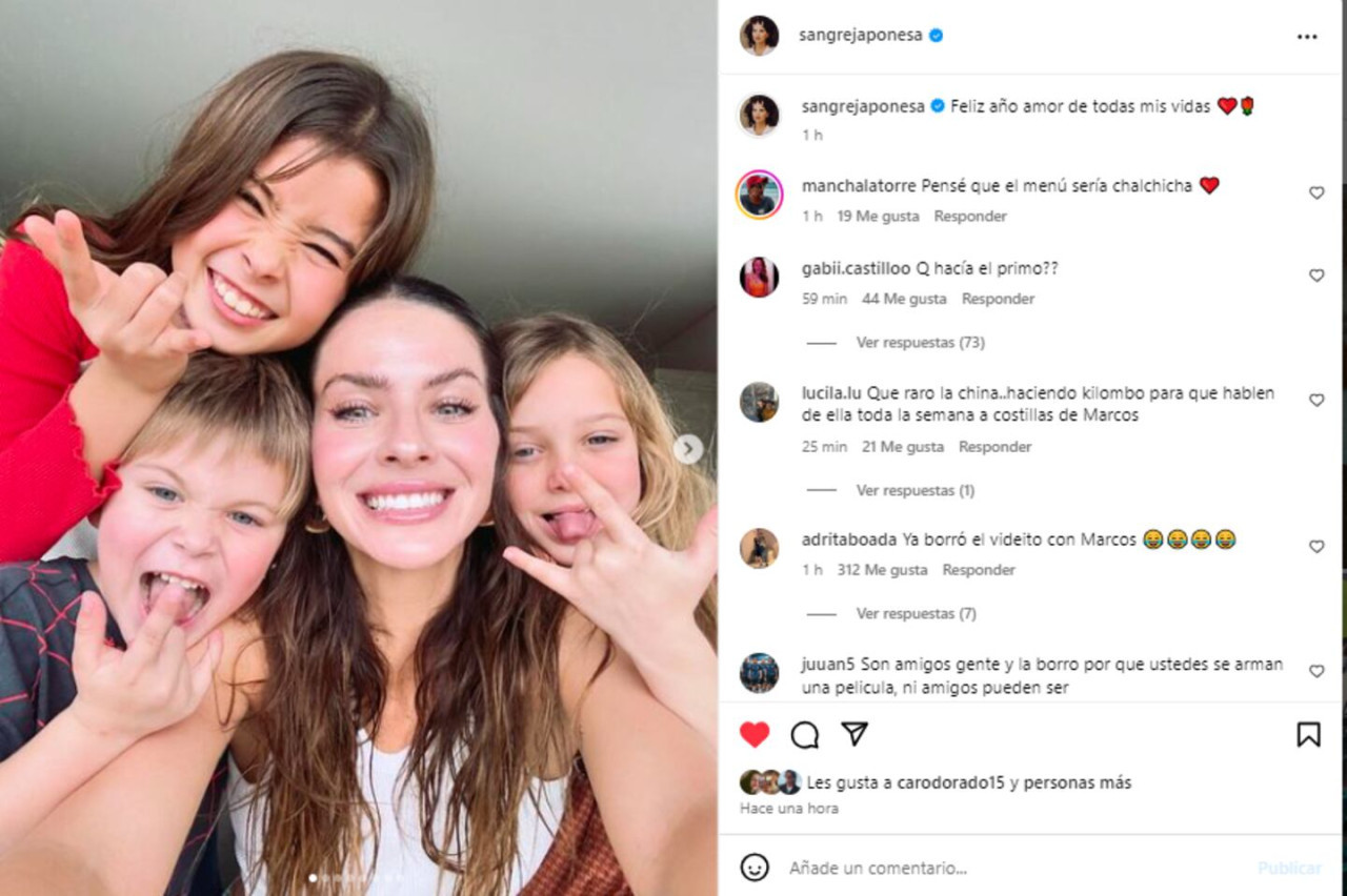 El posteo de la China Suárez en su cuenta de Instagram