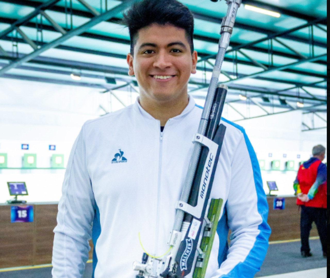 Julián Gutiérrez quedó octavo en la final de rifle de aire de 10 metros. Foto: @VarskySports