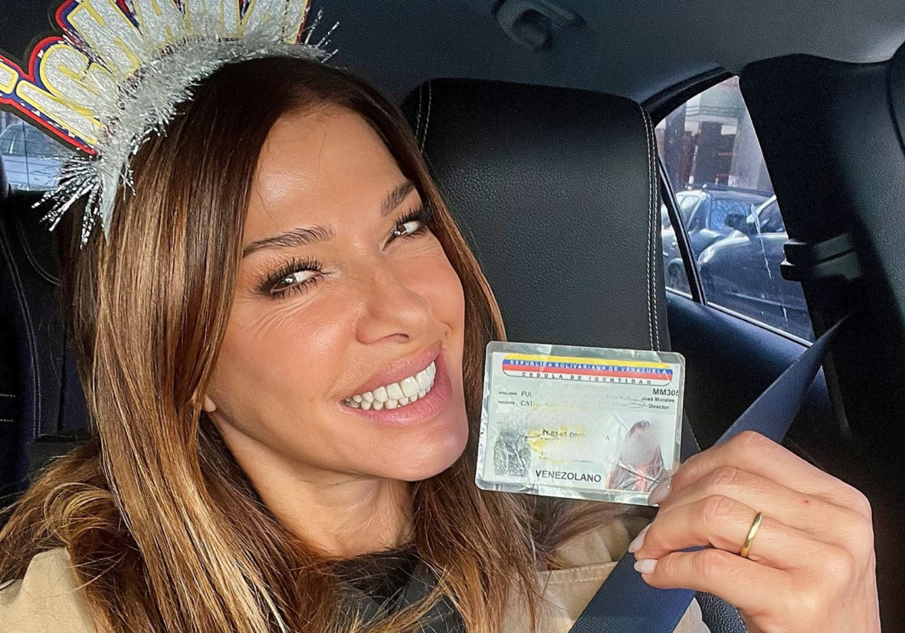 Catherine Fulop fue a votar. Foto: Instagram.