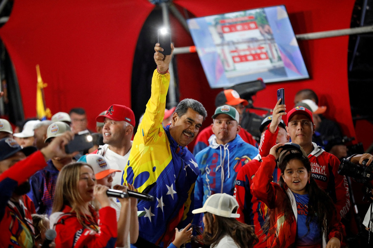 Nicolás Maduro fue reelecto en Venezuela. Foto: Reuters