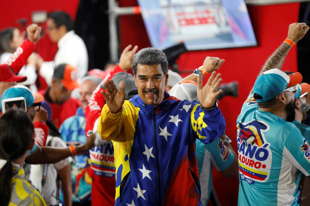 Nicolás Maduro fue reelecto en Venezuela. Foto: Reuters