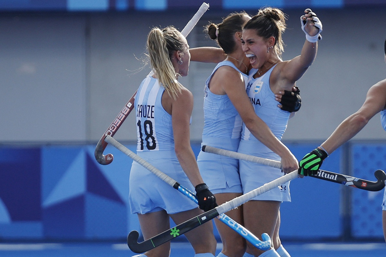 Las Leonas vs. Sudáfrica; París 2024. Foto: Reuters.