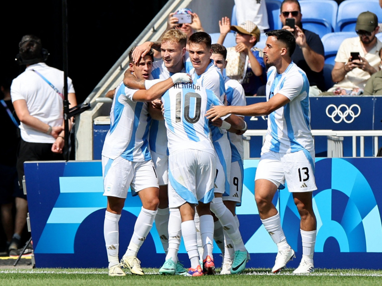 Selección argentina Sub 23. Foto: Reuters.