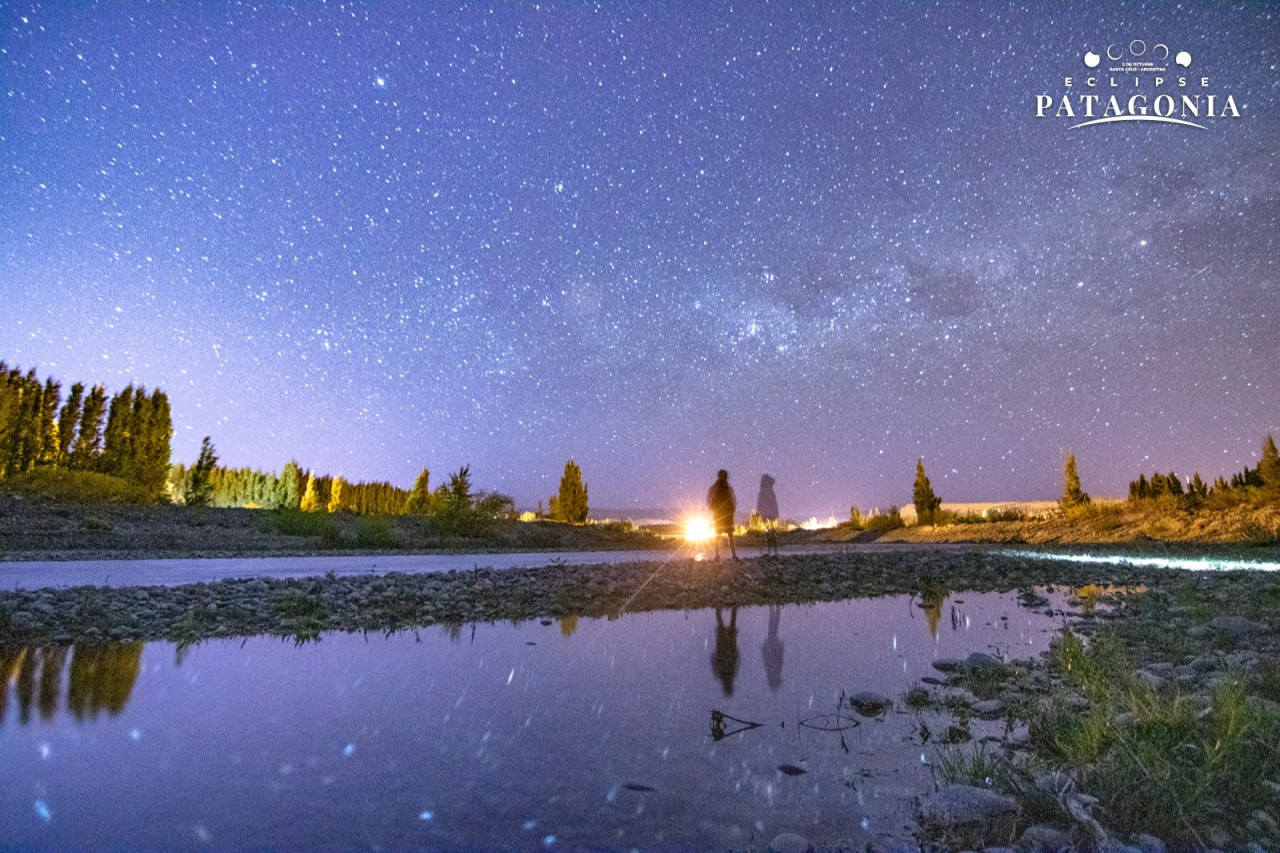 Los Antiguos, Santa Cruz, Patagonia. Eclipse solar anular 2024. Foto: Dirección de Parques Nacionales