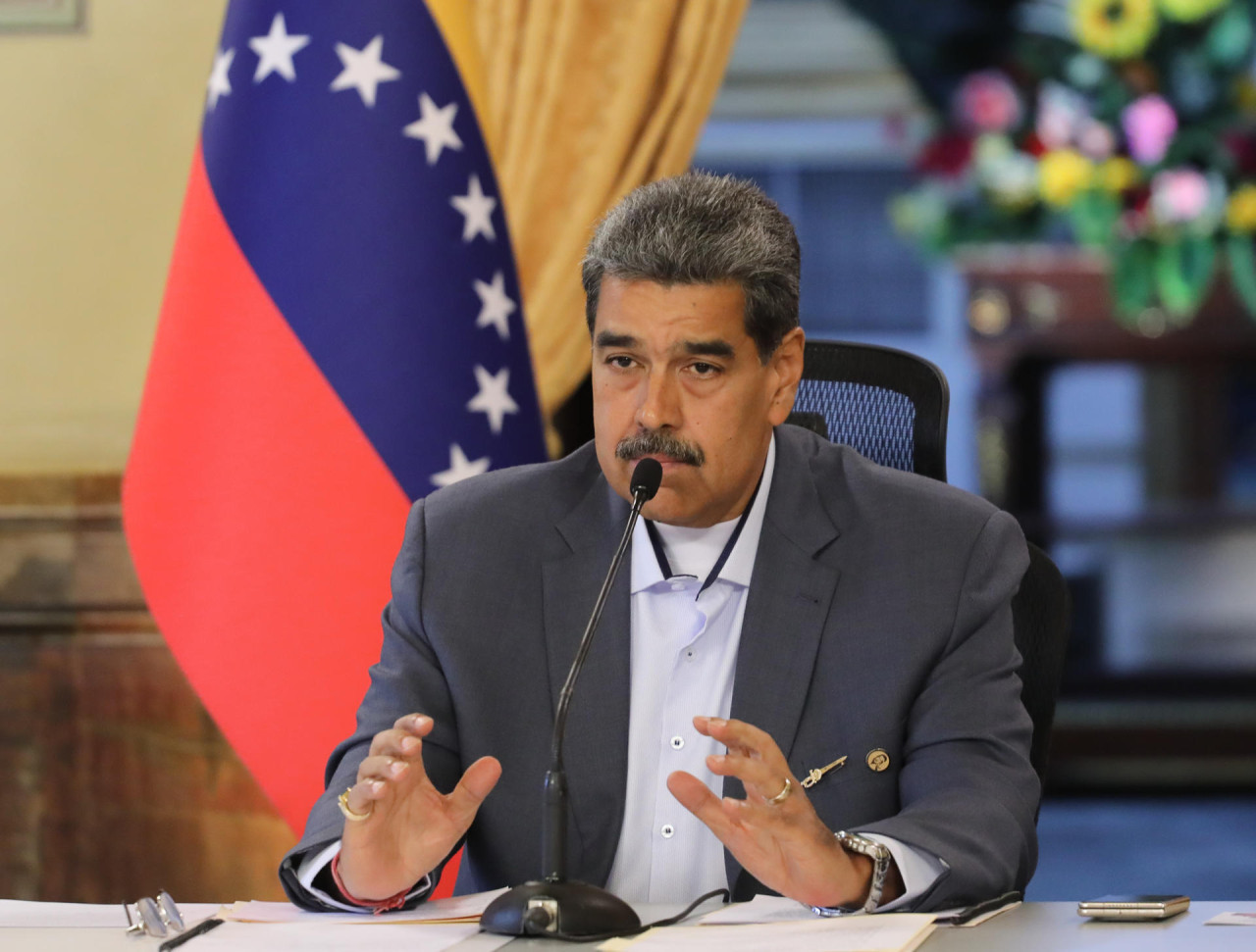 Nicolás Maduro, presidente de Venezuela. Foto: EFE.