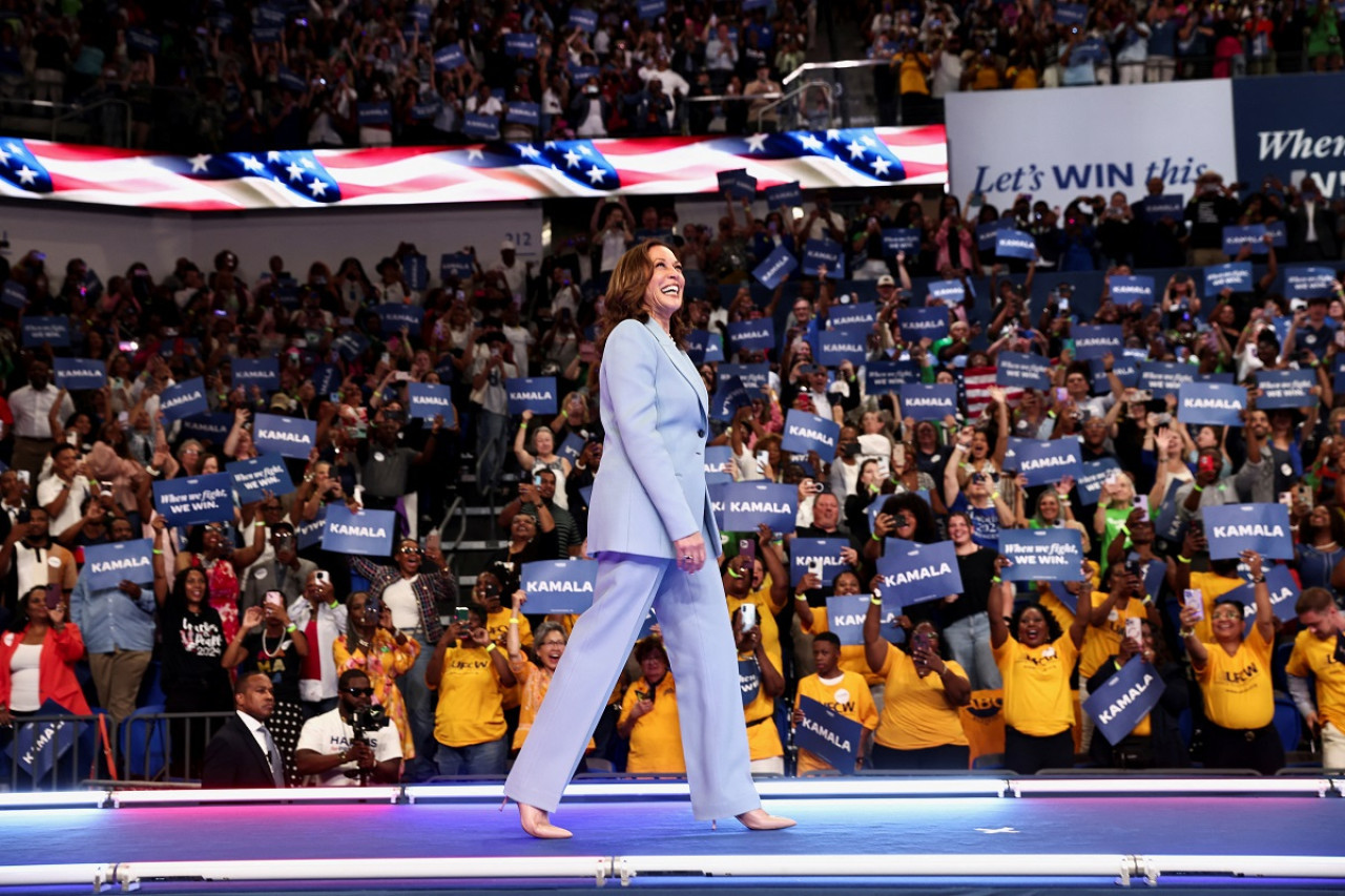 Kamala Harris, vicepresidente de Estados Unidos. Foto: Reuters.