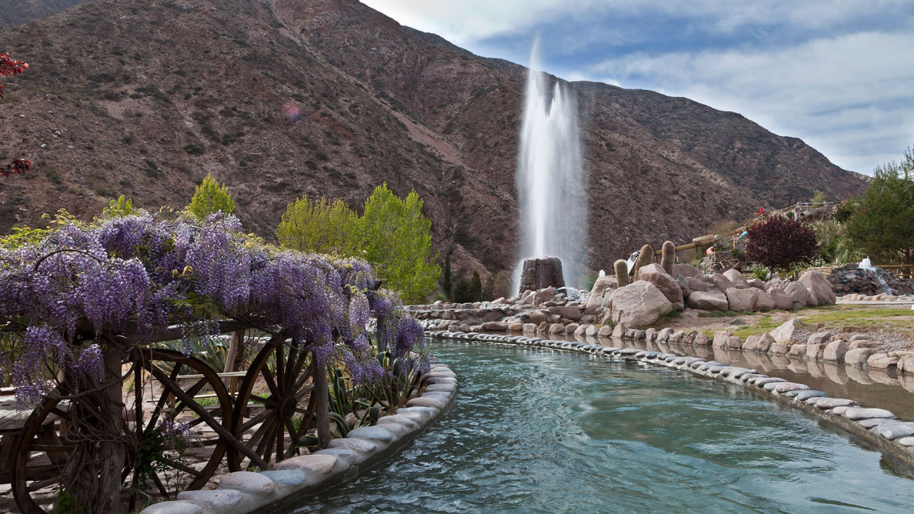 Parque Termal Cacheuta. Fuente: Turismo Mendoza