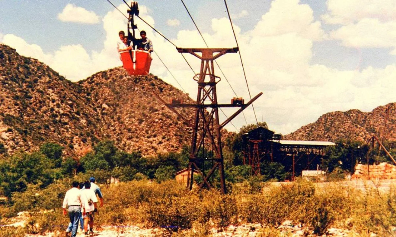 El cable carril más alto del mundo. Foto: NA.