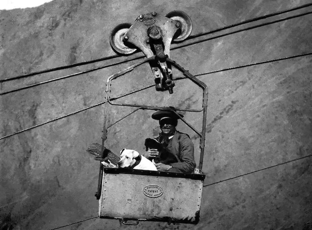 El cable carril más alto del mundo. Foto: NA.