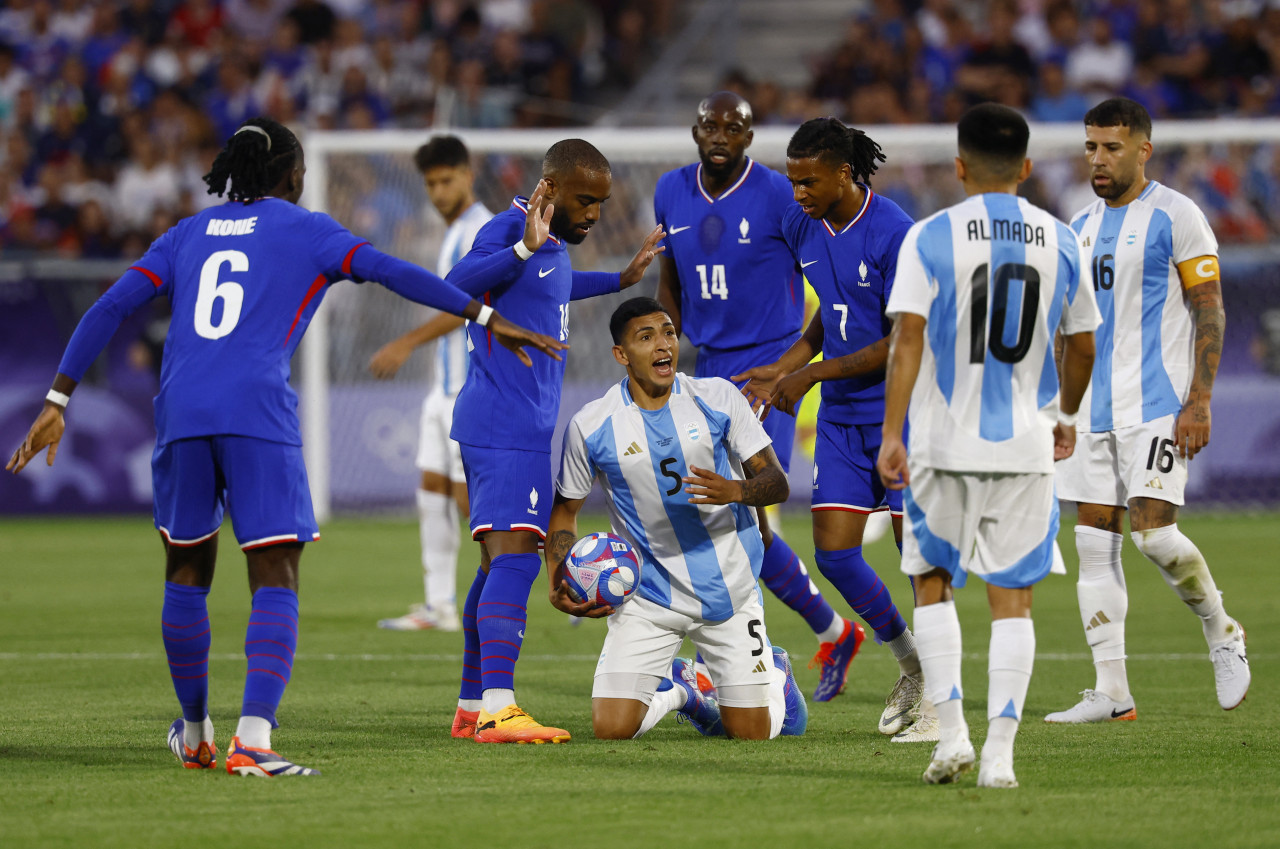 Francia; Argentina Sub 23; Juegos Olímpicos de París 2024. Foto: Reuters