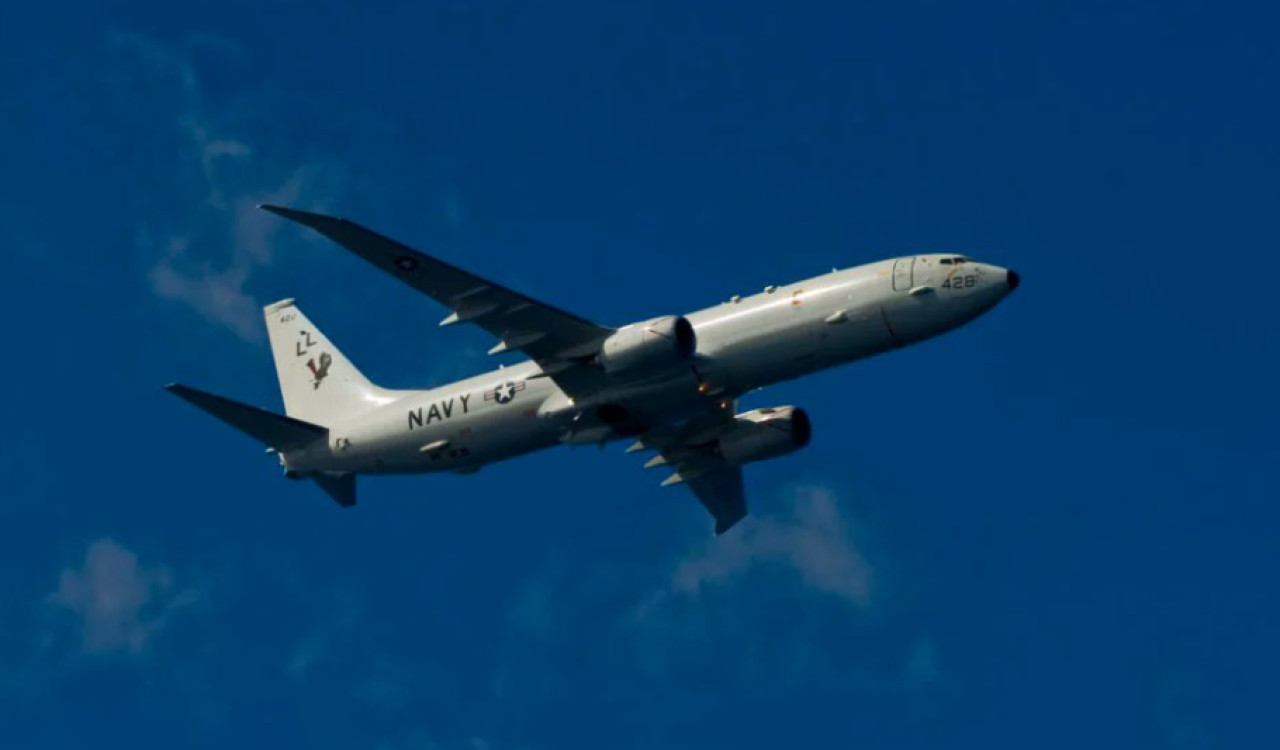 El P-8 Poseidón de Boeing. Foto: X.