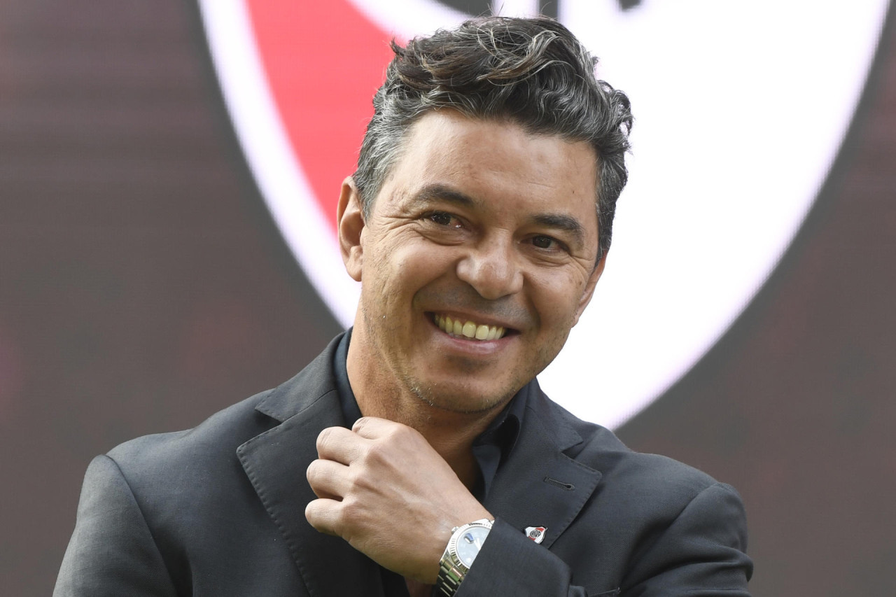 Marcelo Gallardo volvió a River como DT. Foto: EFE.