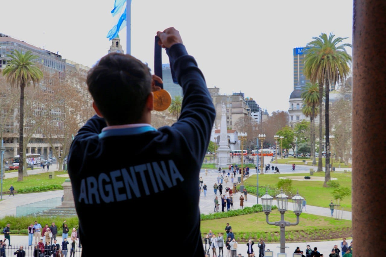 José "Maligno" Torres junto a Javier Milei en Casa Rosada. Foto: Presidencia de la Nación.