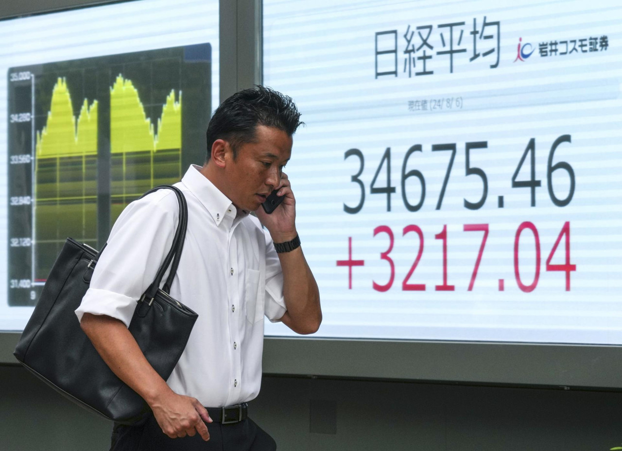 El Nikkei, Bolsa de Tokio. Foto: EFE.