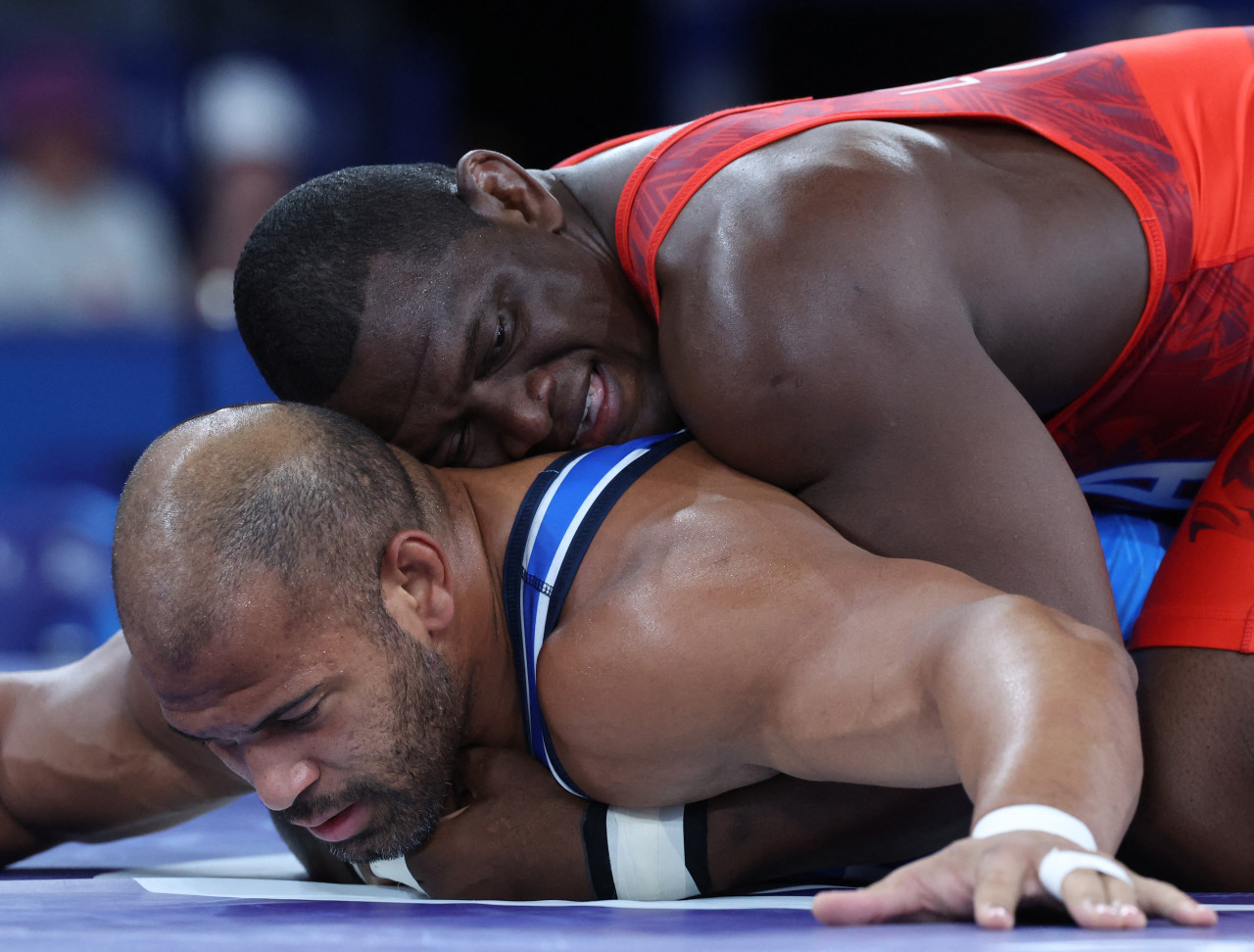 El luchador grecorromano cubano Mijaín López. Foto: Reuters.