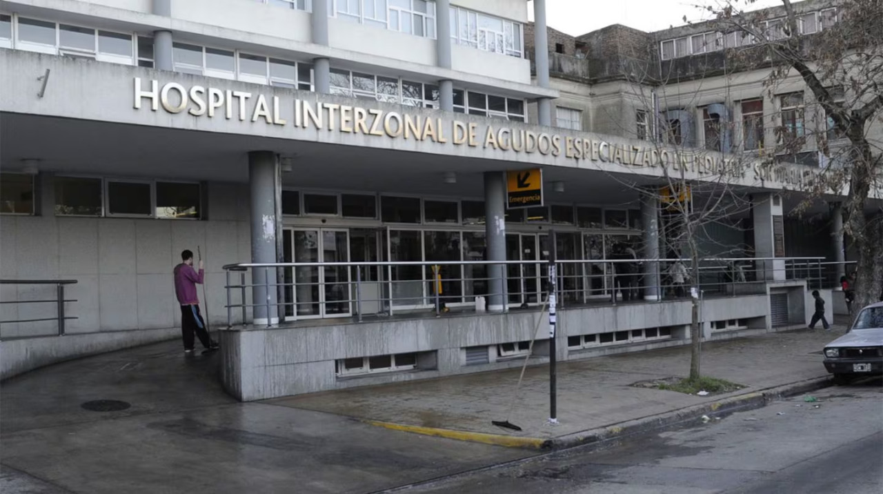 El niño estuvo internado en el Hospital Sor María Ludovica de La Plata. Foto: Diarios Bonaerenses.