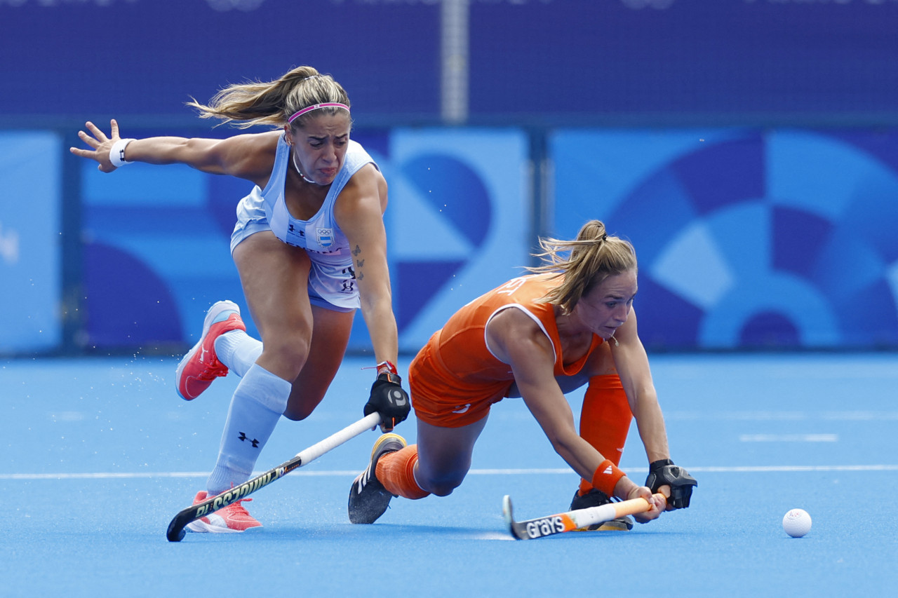 Países Bajos, Argentina, Las Leonas, Juegos Olímpicos de París 2024. Foto: Reuters.