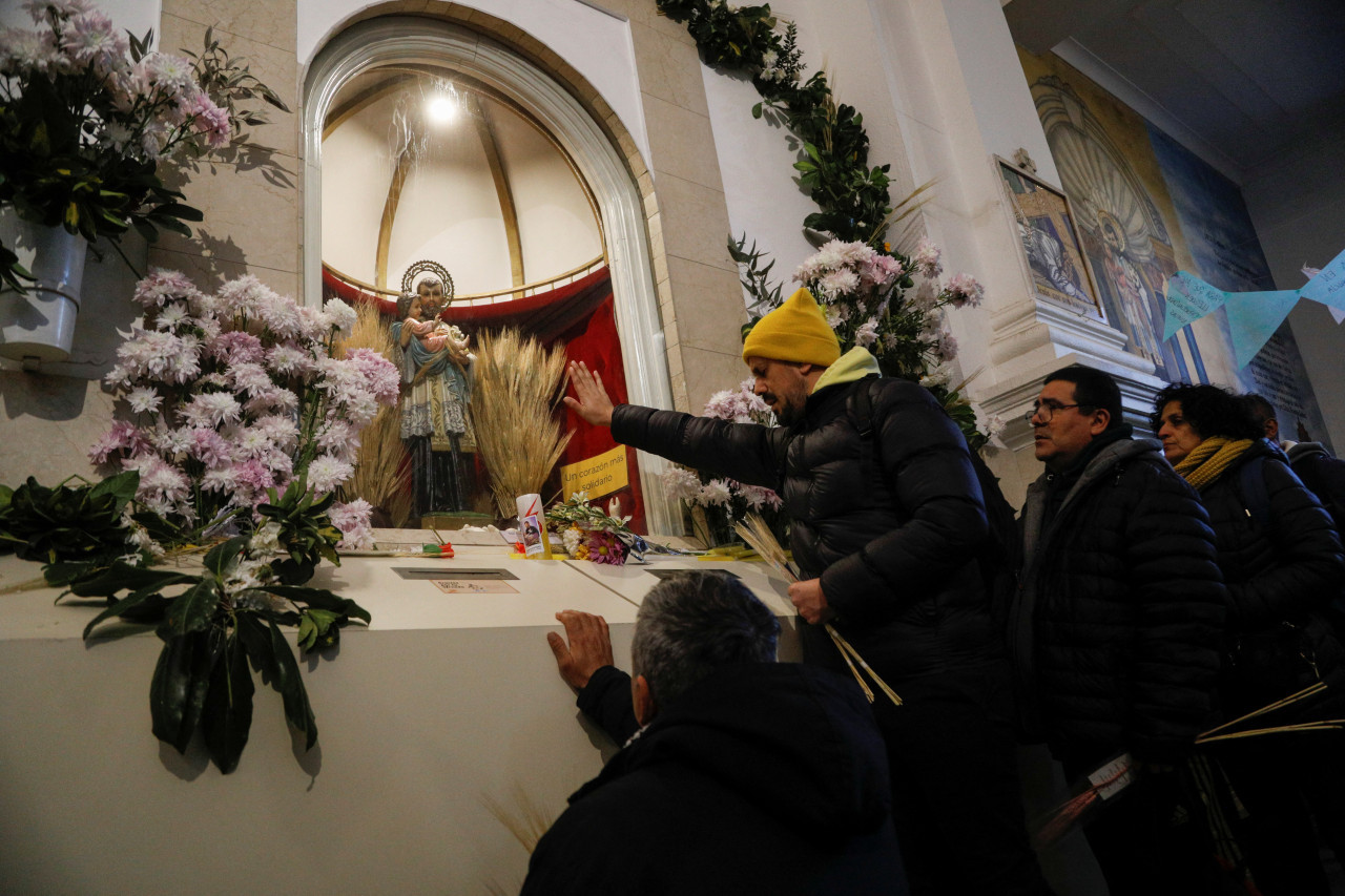 Día de San Cayetano. Foto: Reuters.