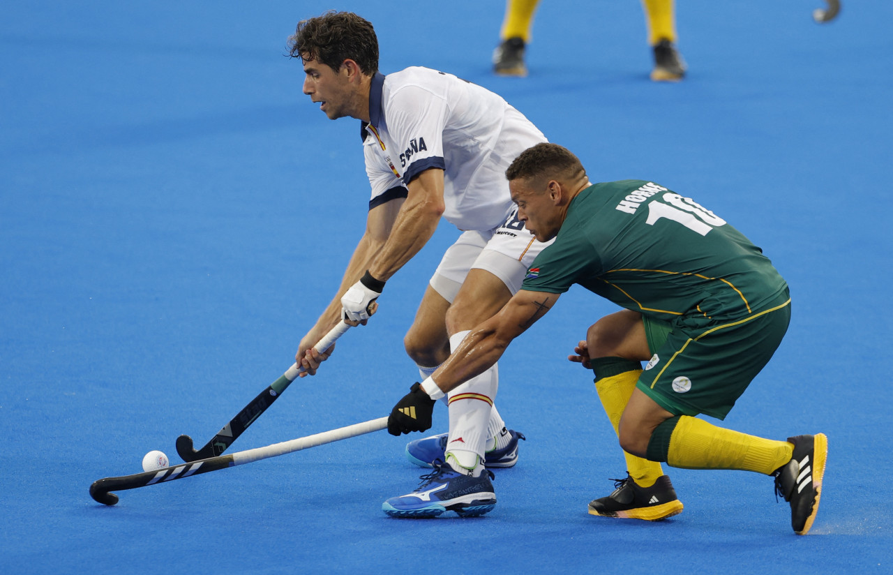 Joaquín Menini, jugador de la Selección española de hockey. Foto: Reuters