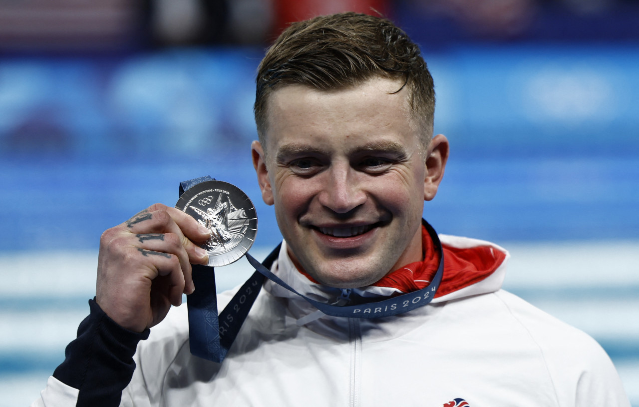 Adam Peaty  liquidó a la gastronomía de la Villa Olímpica. Foto: Reuters.