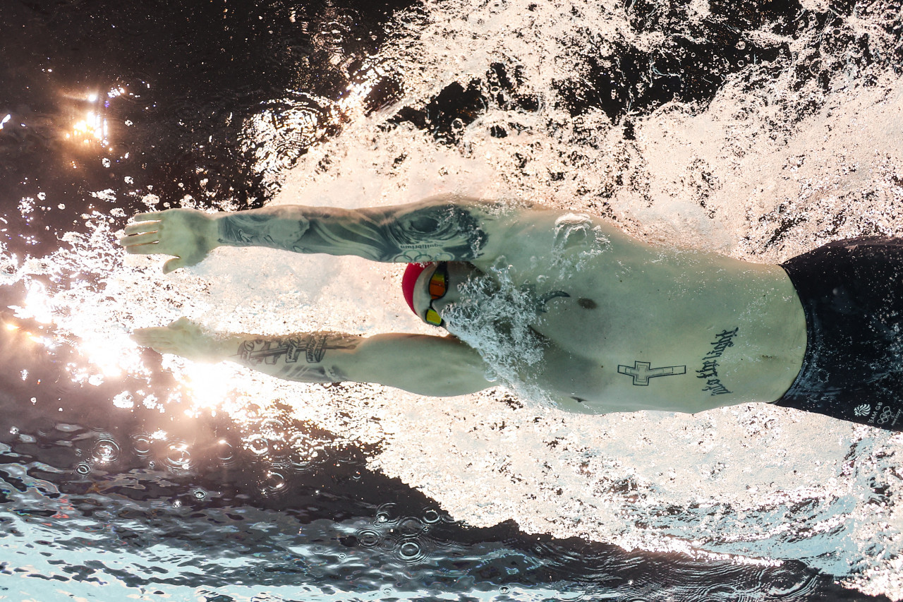 Adam Peaty  liquidó a la gastronomía de la Villa Olímpica. Foto: Reuters.