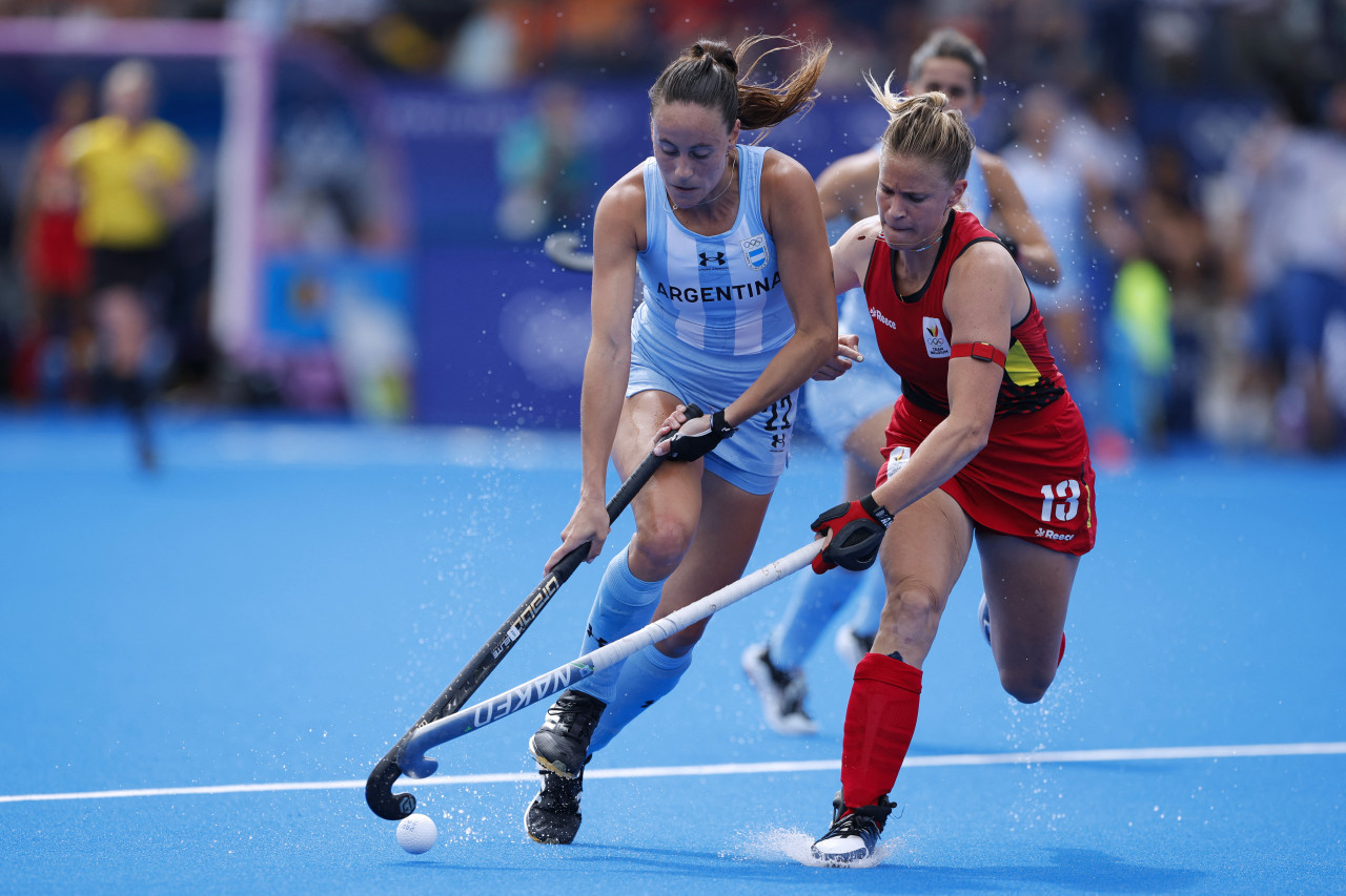 Argentina, Bélgica, hockey, Juegos Olímpicos París 2024. Foto: Reuters.