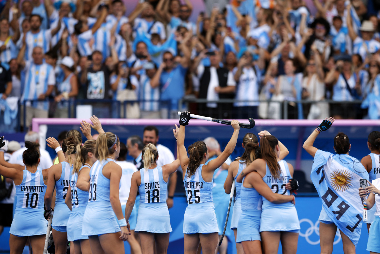 Las Leonas en los Juegos Olímpicos de París 2024. Foto: Reuters.