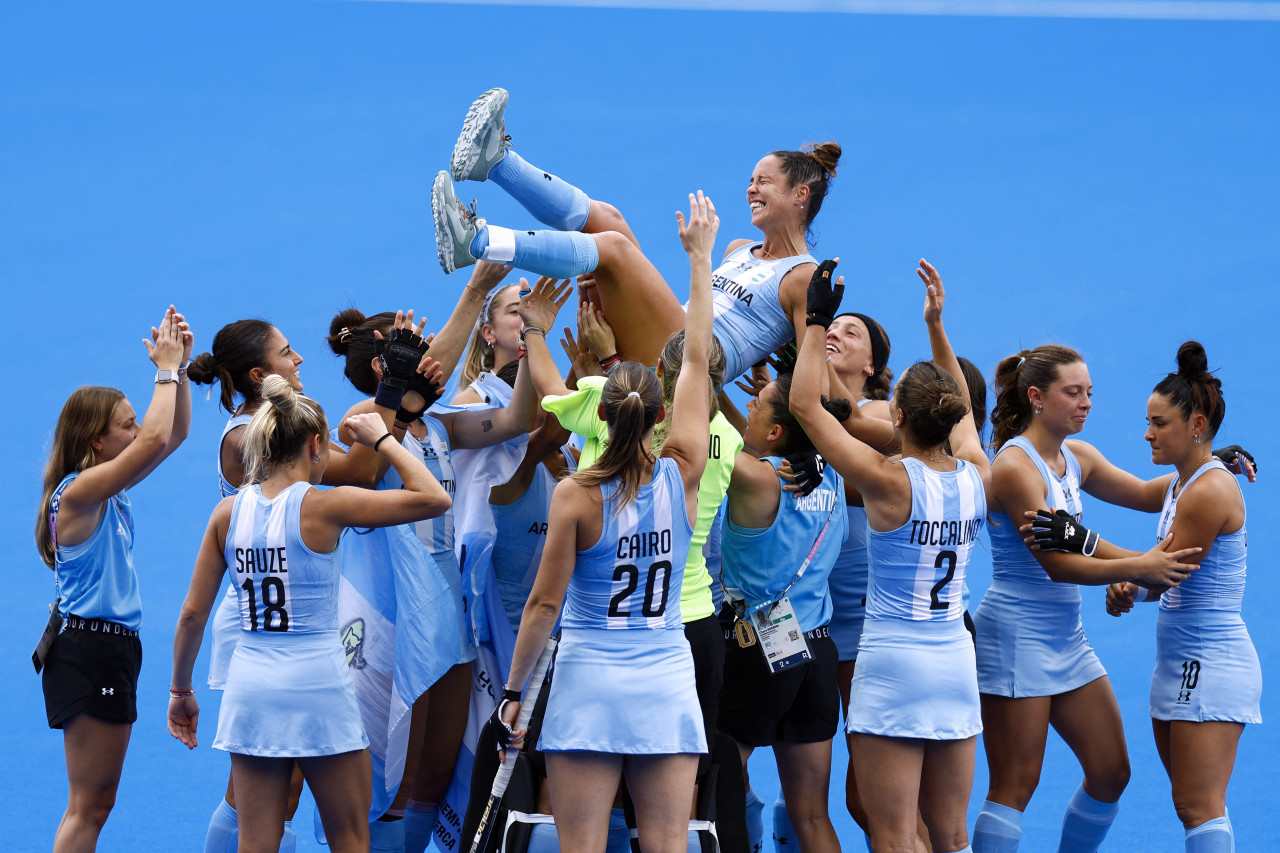 Las Leonas en los Juegos Olímpicos de París 2024. Foto: Reuters.