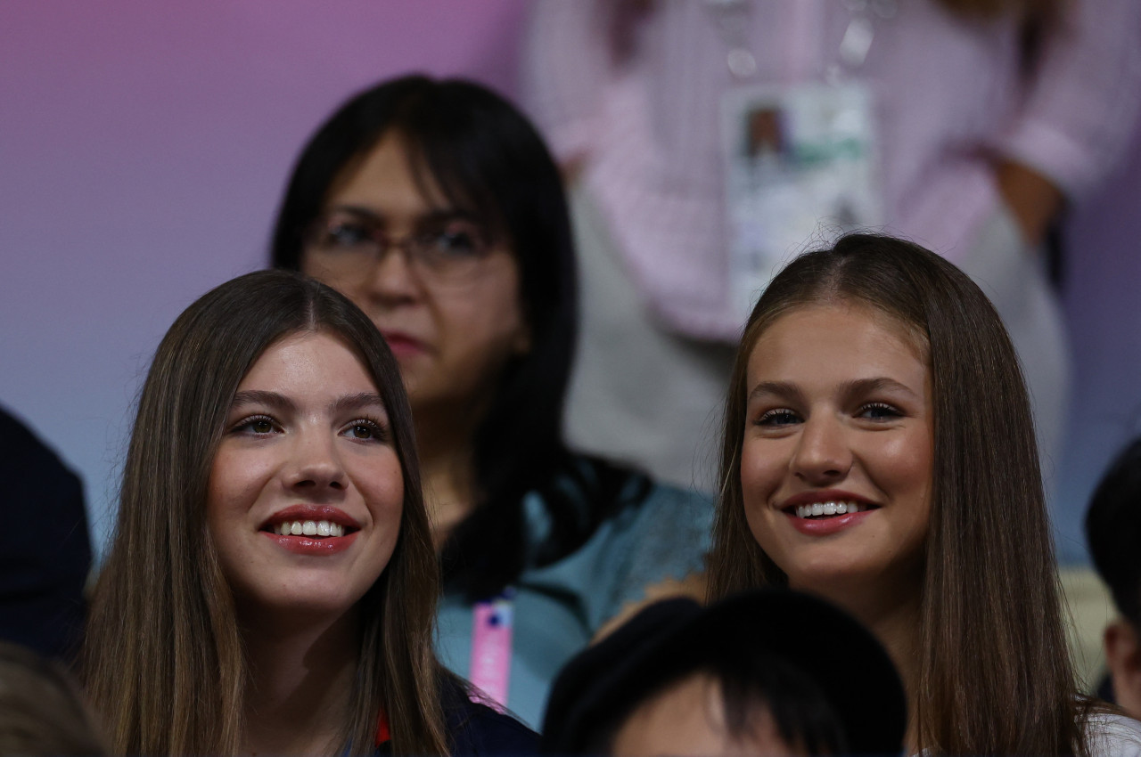 Princesa Leonor y la infanta Sofía. Foto: Reuters.