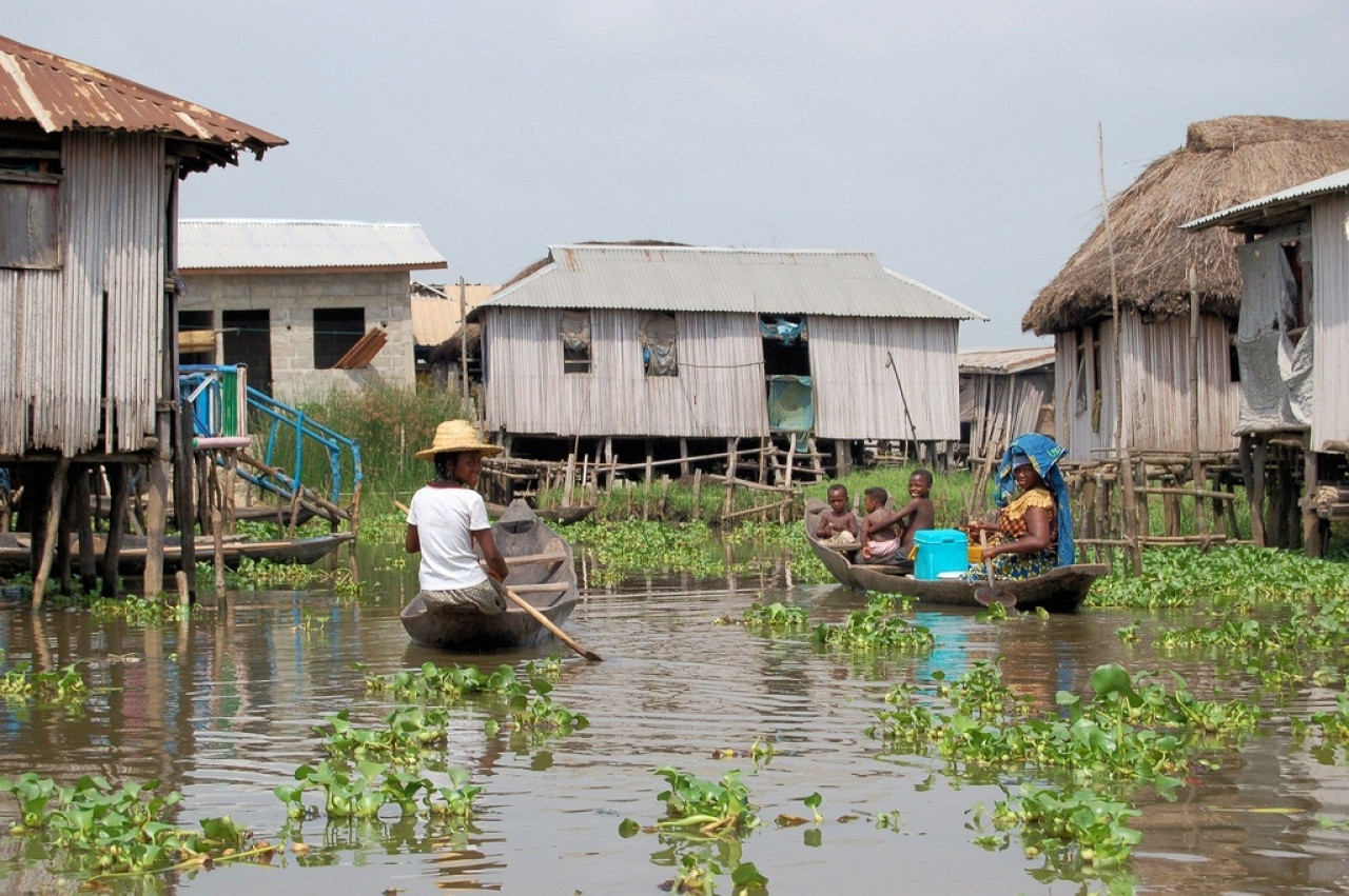 Así es "la Venecia de África". Fuente: X