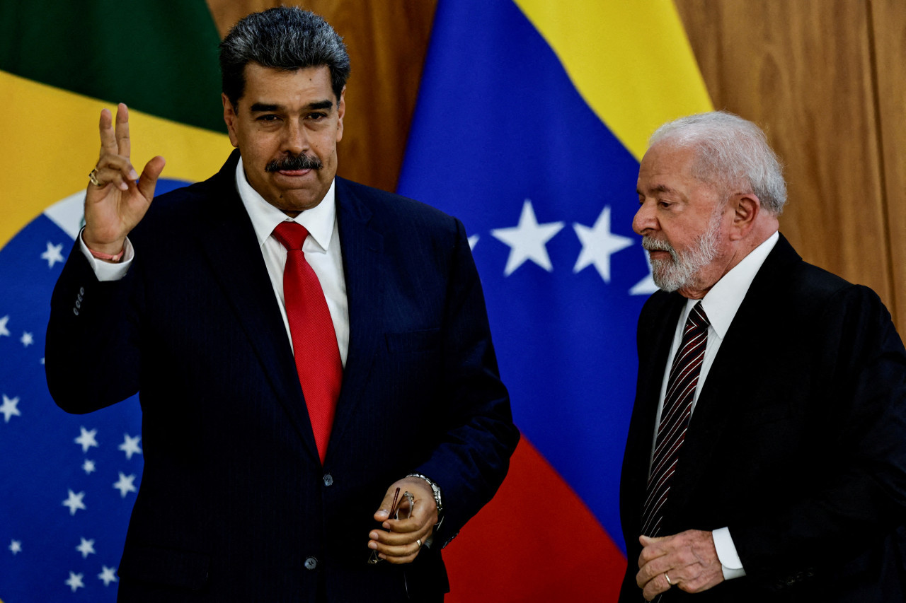 Lula da Silva y Nicolás Maduro. Foto: REUTERS.