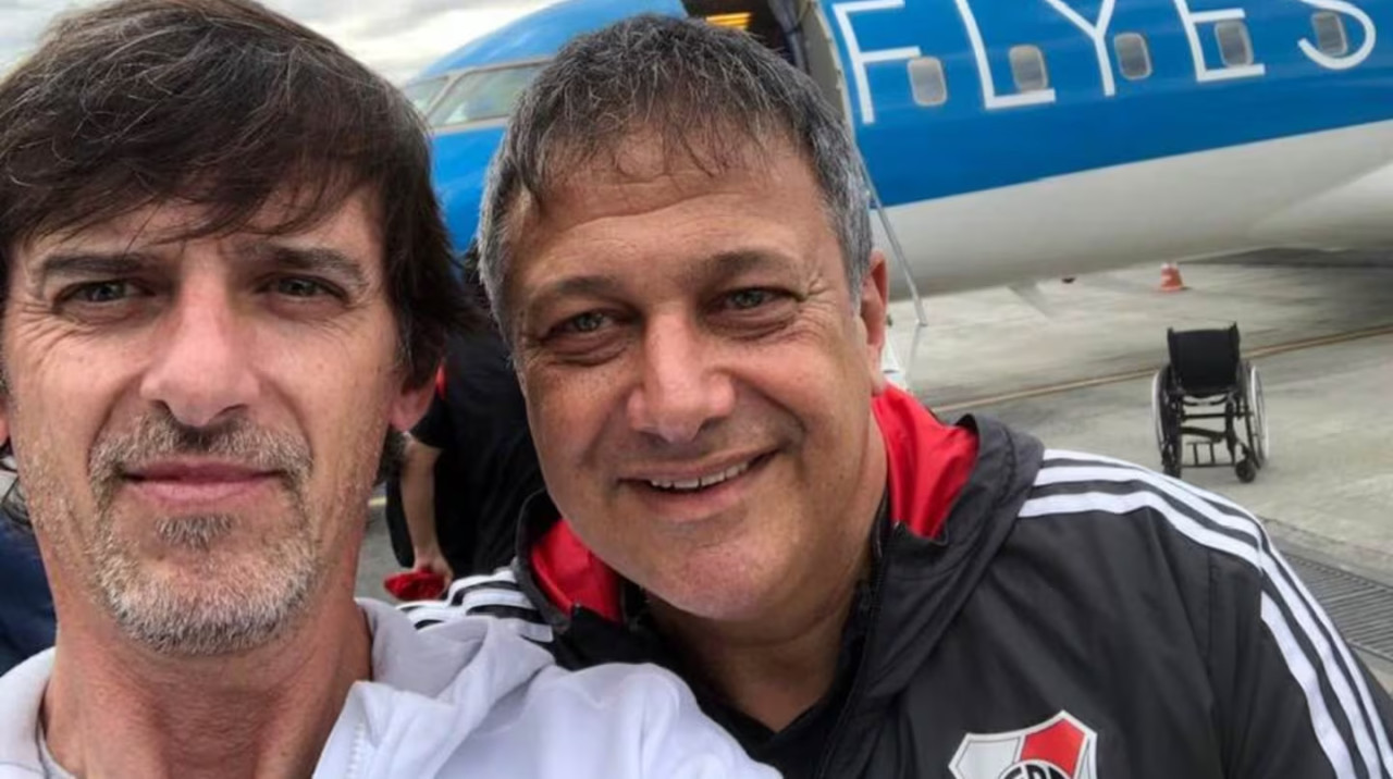 Fabian Dines y Enrique Rubio, los hinchas de River que murieron en el accidente. Foto: Facebook.