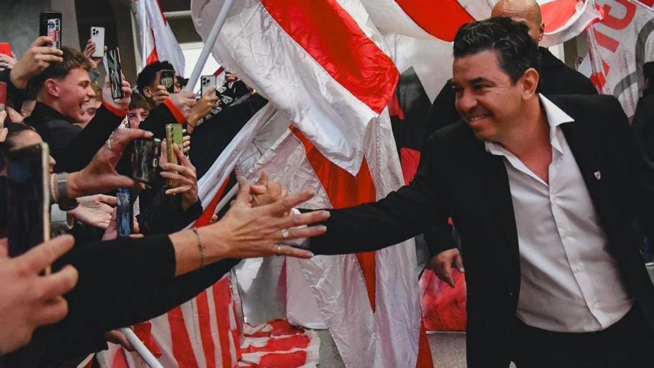 Marcelo Gallardo, entrenador de River Plate. Foto: NA.