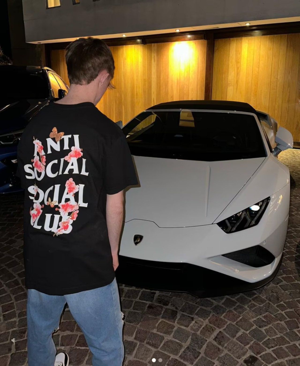 Franco Saulle, el joven asesinado junto a un auto Lamborghini. Foto: Instagram/_francosaulle