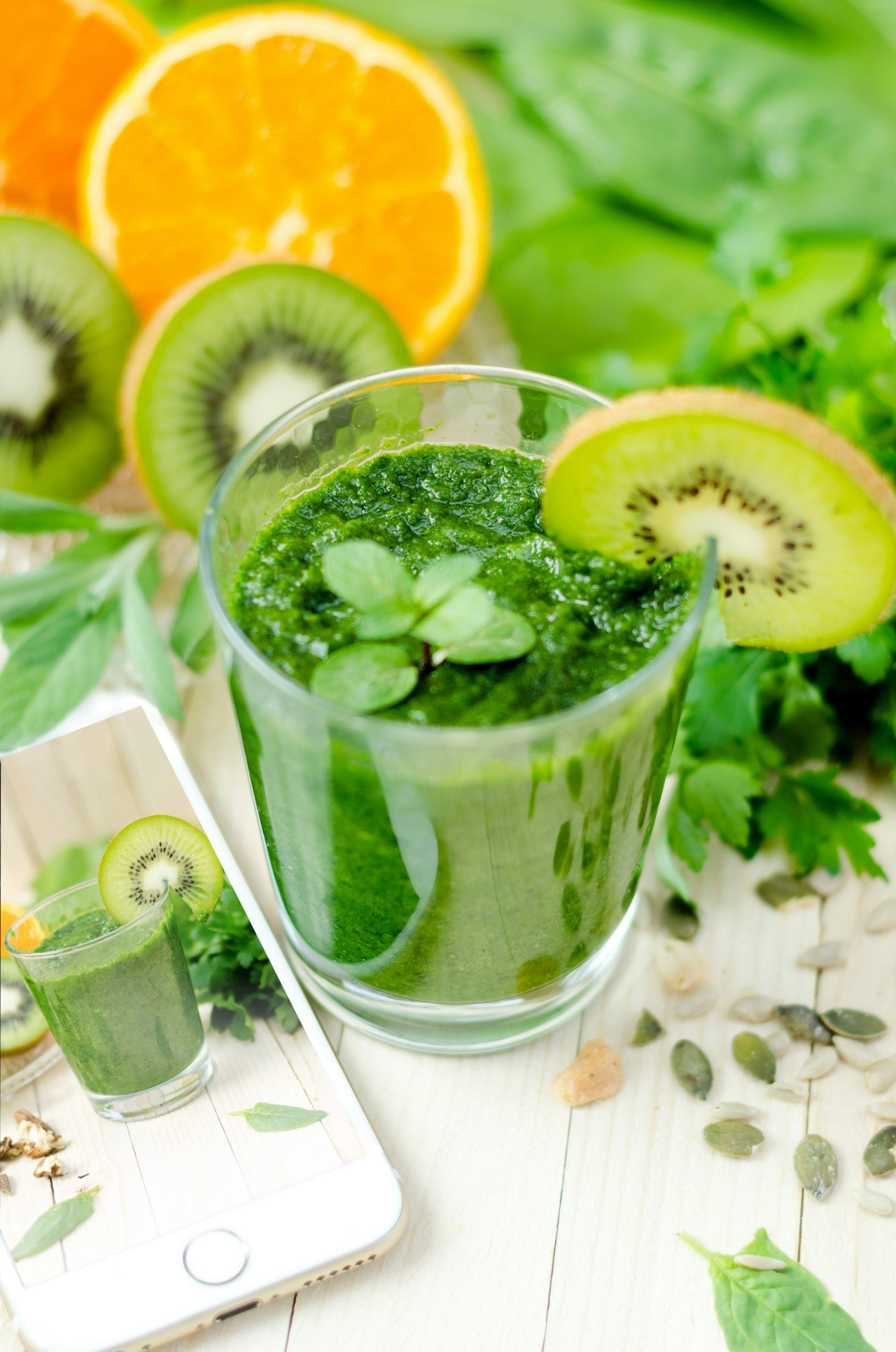 Jugo verde. Foto Unsplash.