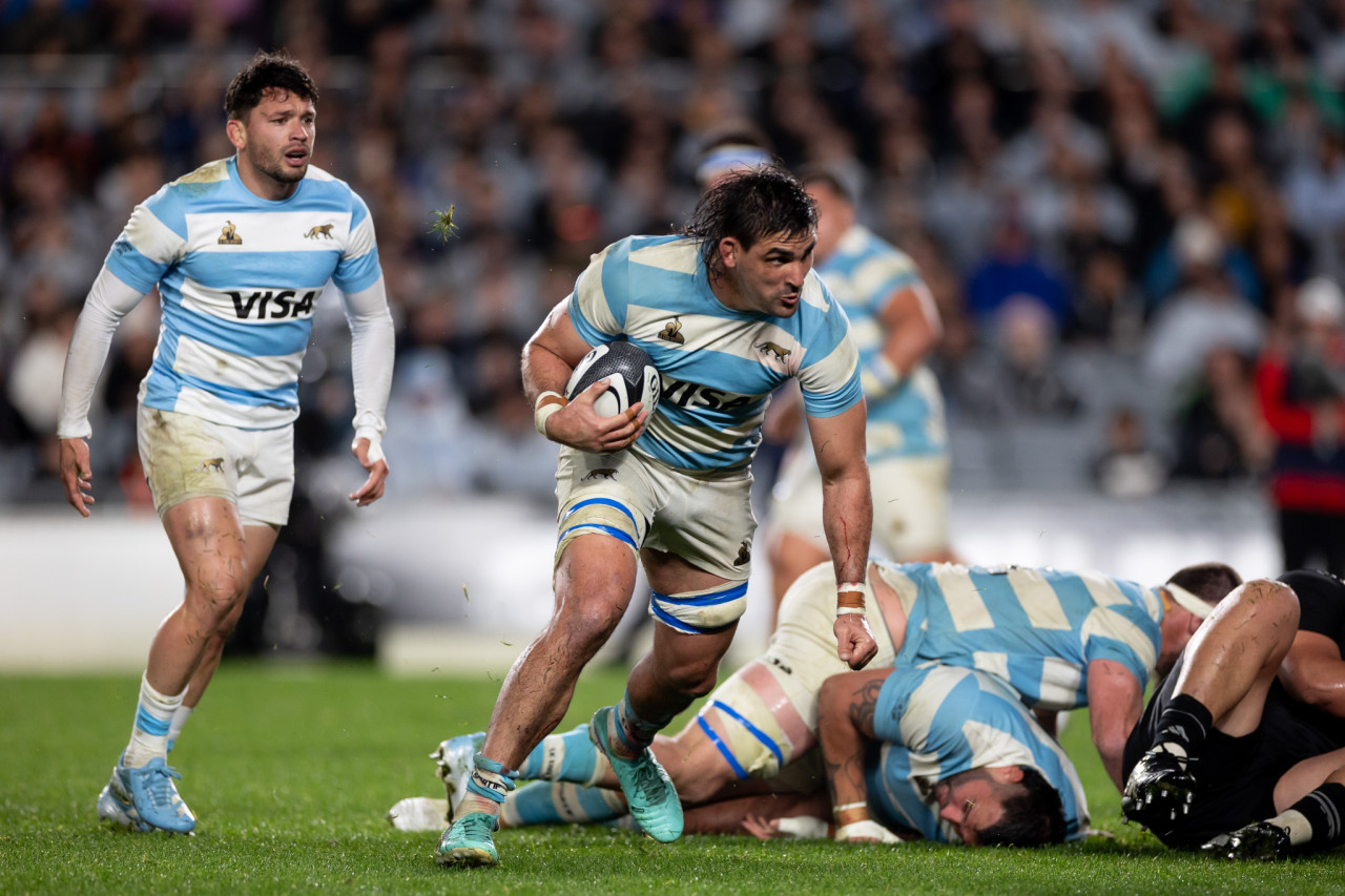 Los Pumas ante los All Blacks en el Rugby Championship. Foto: @gaspafotos.